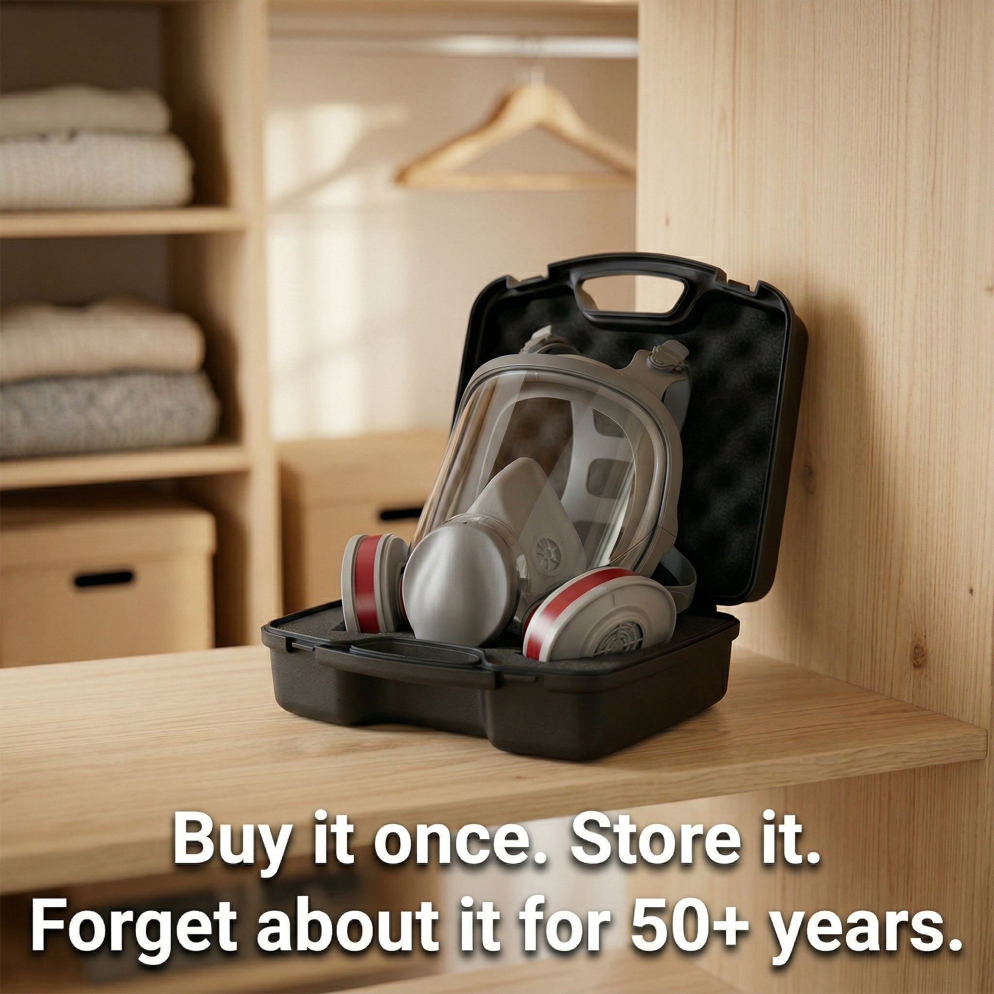 Gas Mask + Nuclear Filter Kit